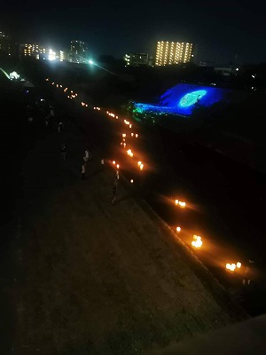 七夕灯篭流し4